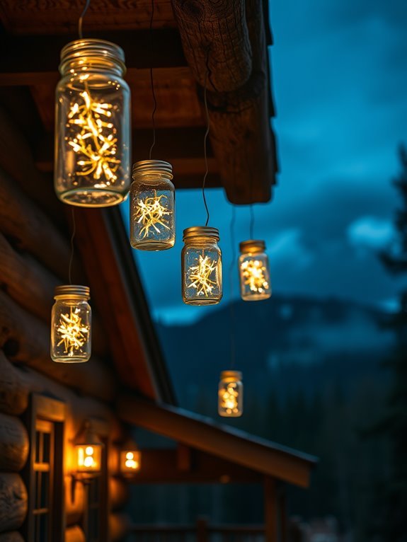 hanging glass storage containers