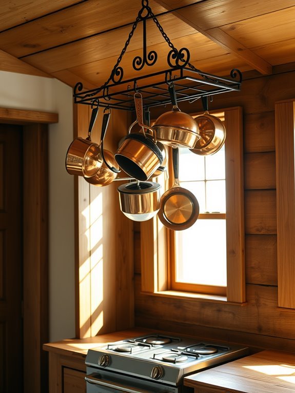 hanging storage for cookware