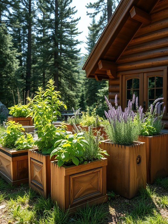 herb planting container ideas