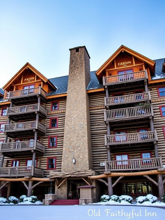 historic lodge in yellowstone