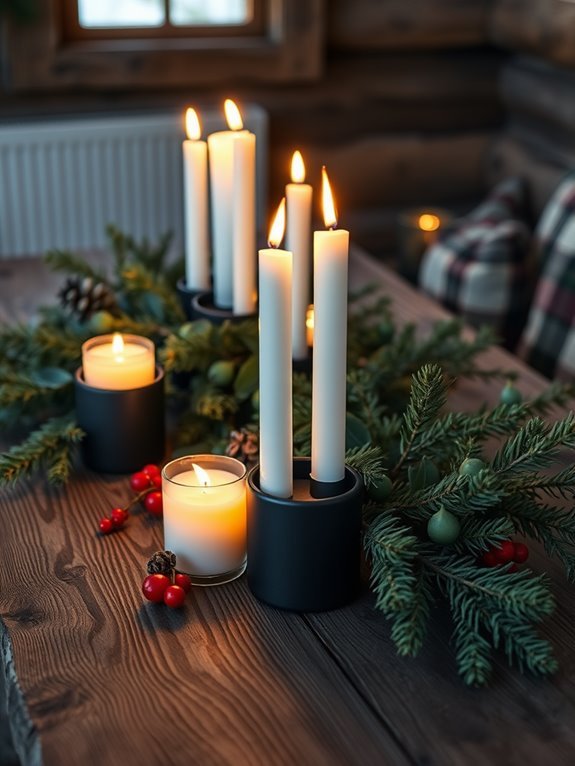 holiday candle decoration ideas