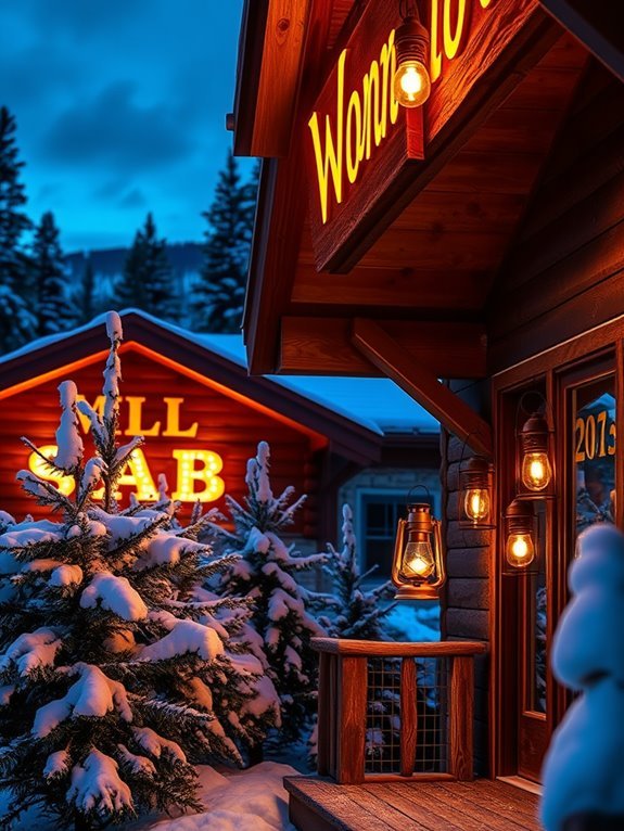 illuminated artistic sign displays