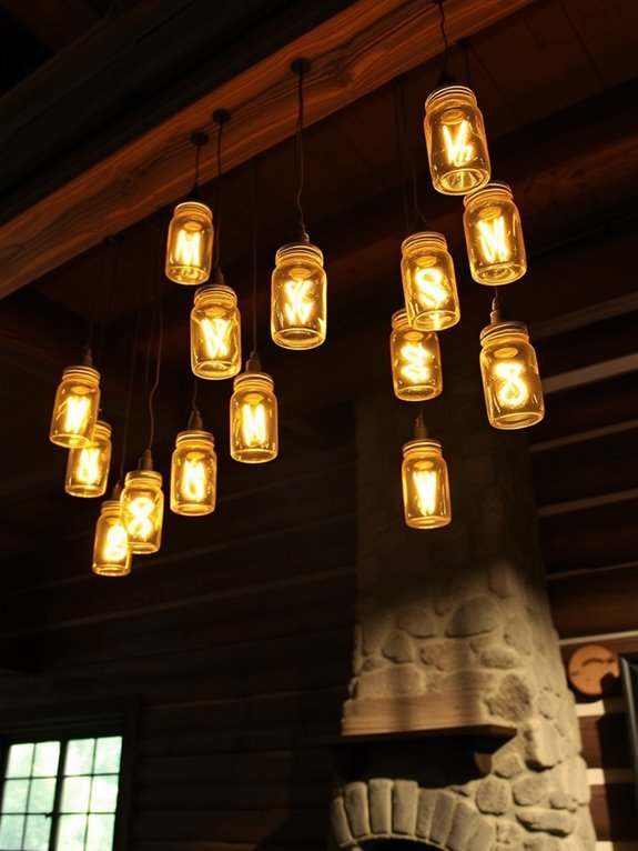 illuminated jar decor ideas