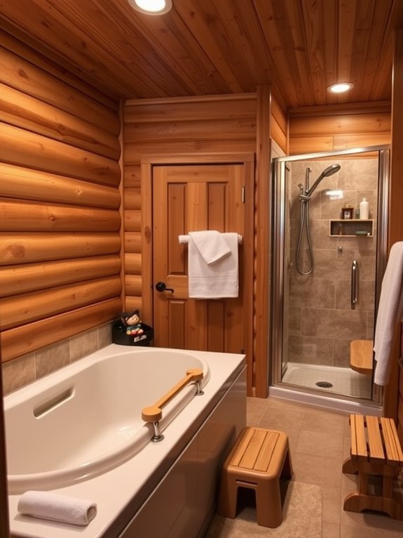 inclusive bathing facilities available