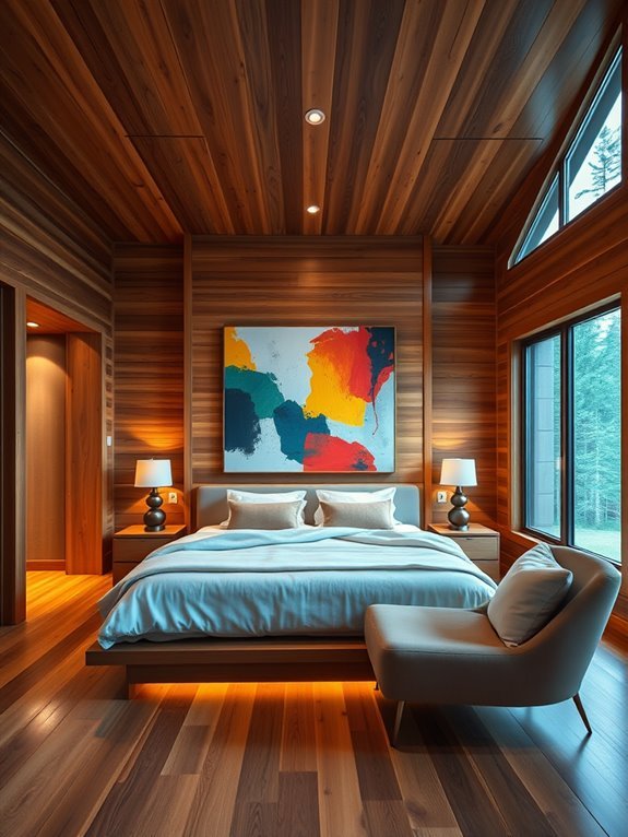 incorporate contemporary art pieces