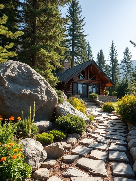 incorporate ornamental stone features
