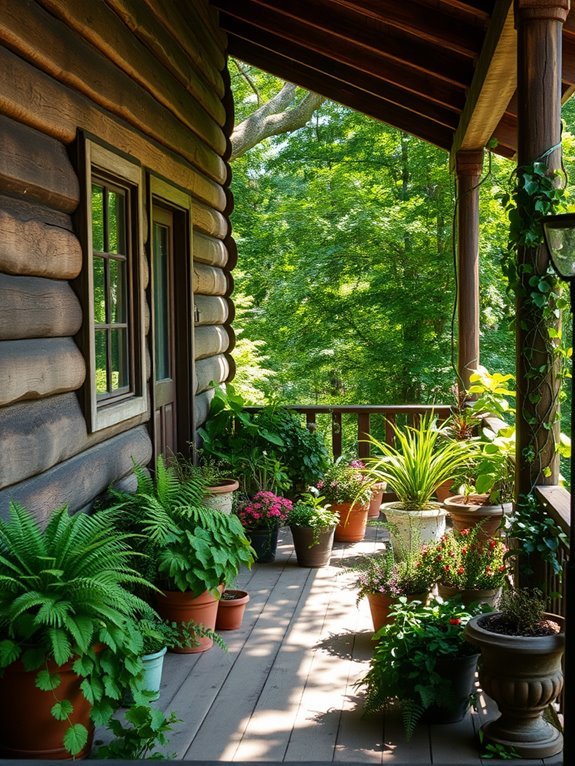 indoor flora and greenery