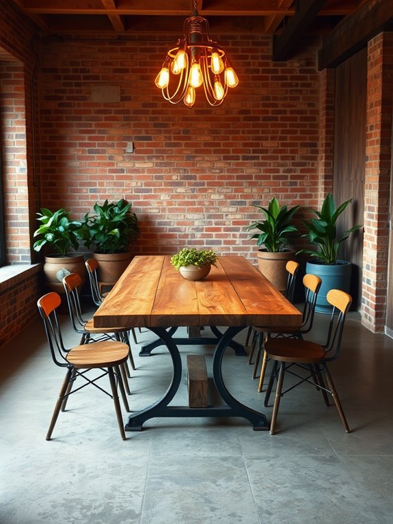 industrial vintage design aesthetic