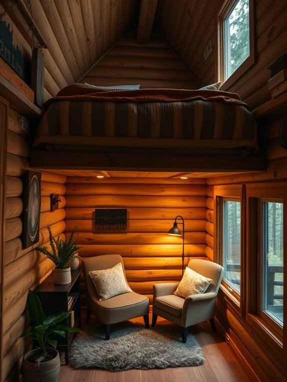 install a lofted bed