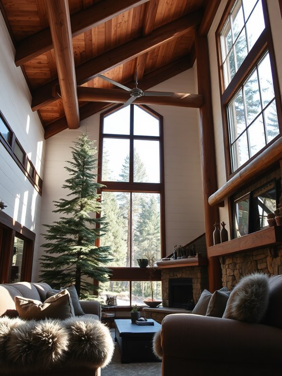 install wooden support beams