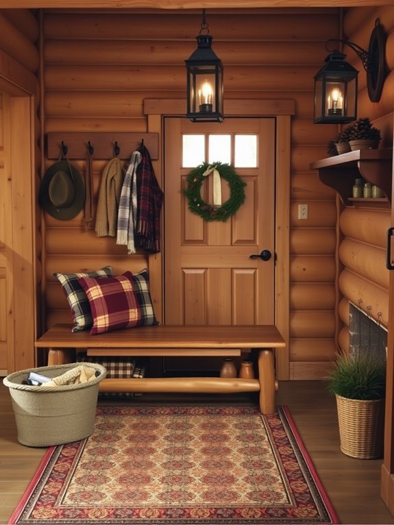 inviting and stylish entrance