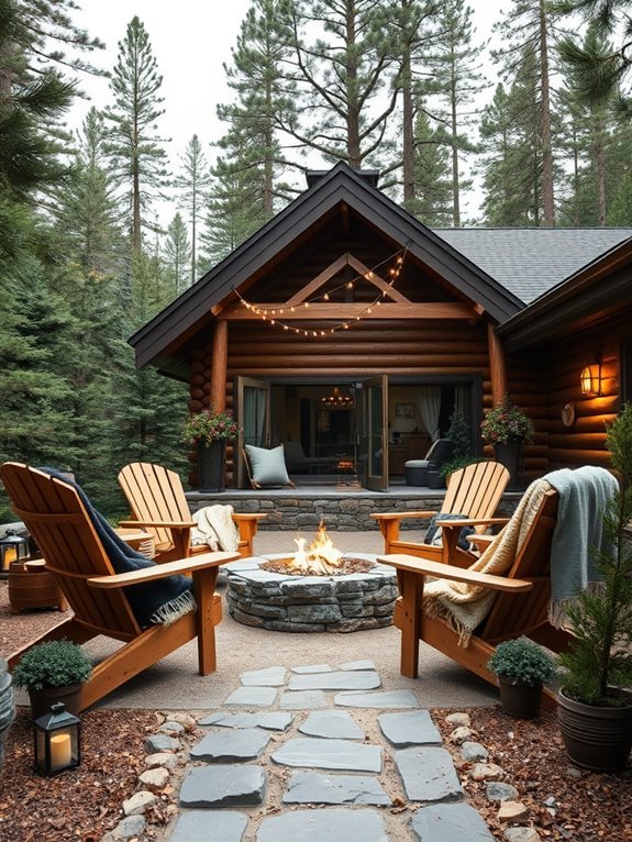 inviting outdoor gathering spot