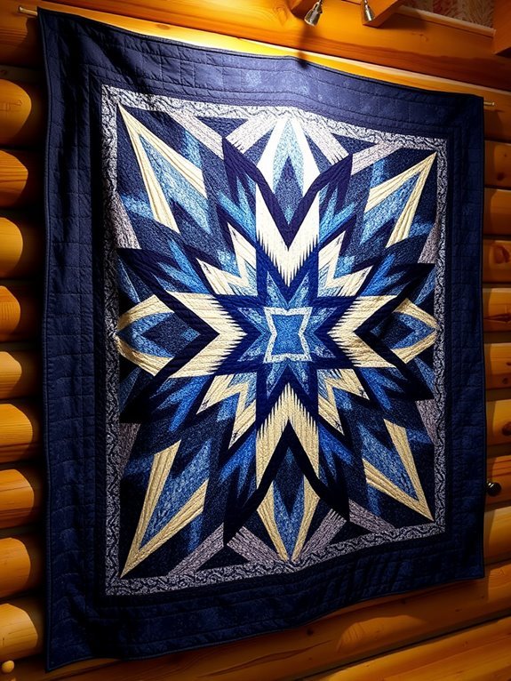 jewish holiday themed quilt