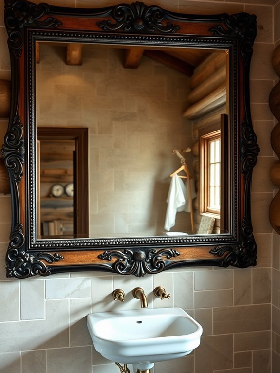 large decorative wall mirrors