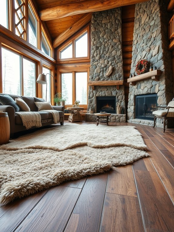 layer rugs for style