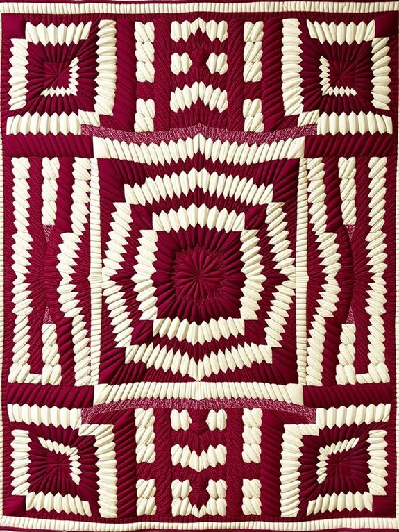 log cabin block design