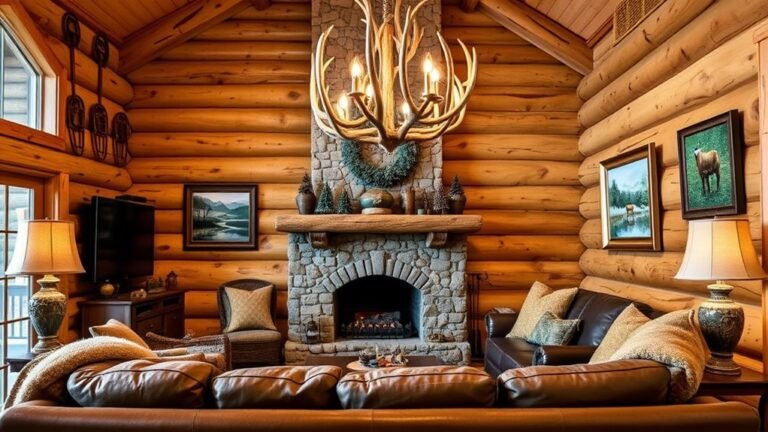 log cabin decor inspiration