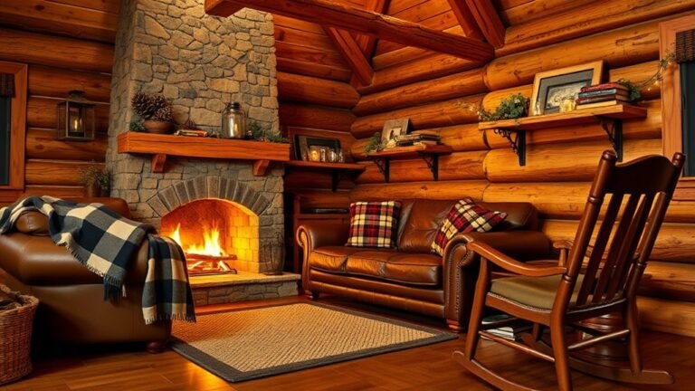 log cabin decor inspiration ideas