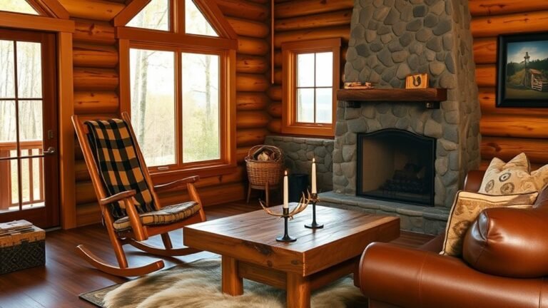 log cabin furniture inspiration