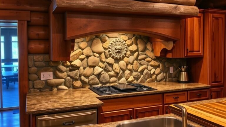 log cabin kitchen inspiration