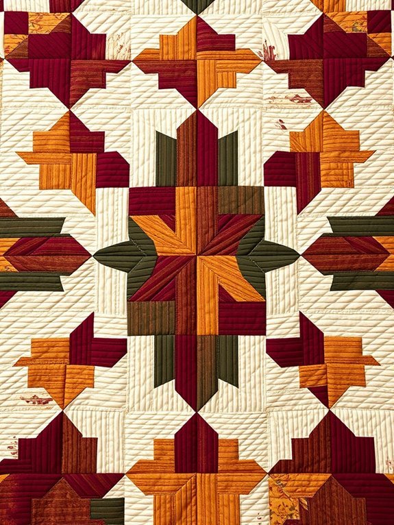 log cabin quilt design