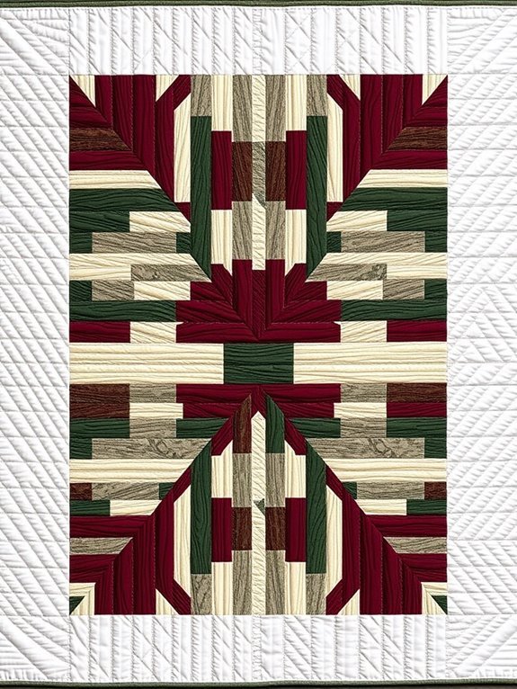 log cabin quilt design