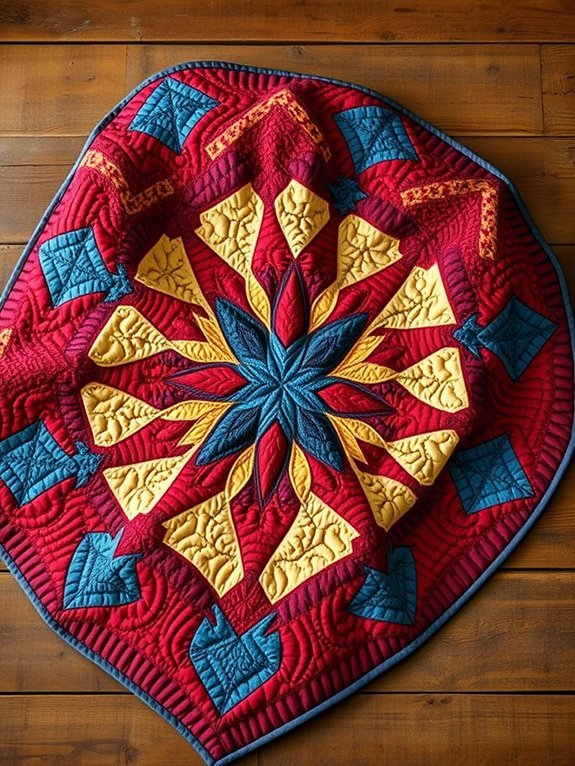 log cabin star pattern