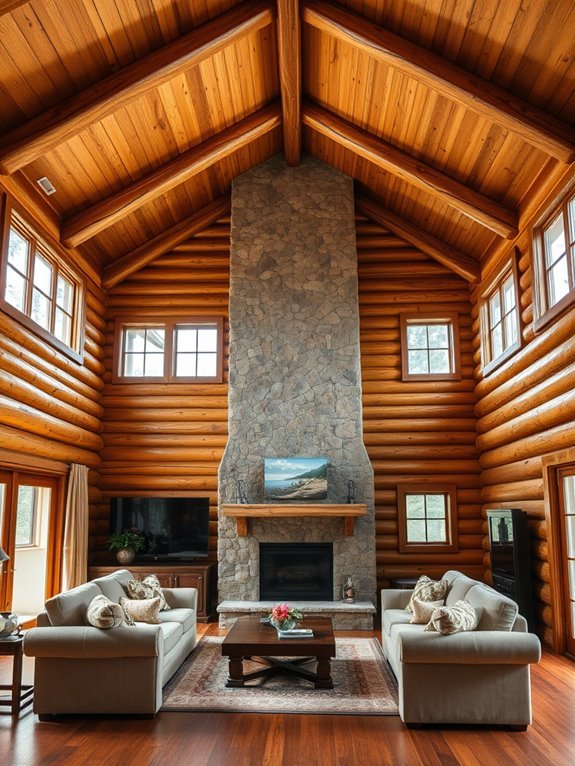 log walls enduring beauty
