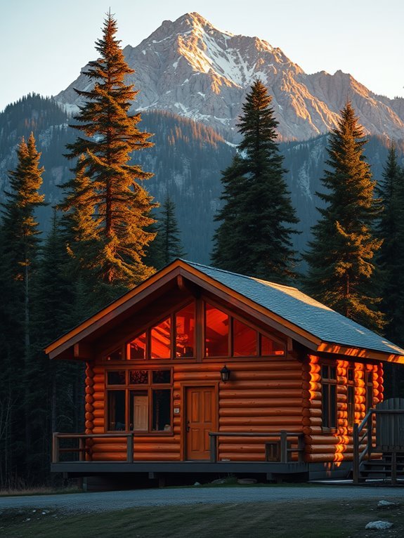 luminous warm orange glow