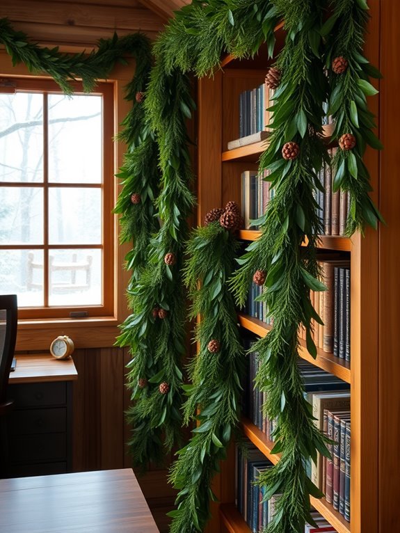 lush indoor decorative garland