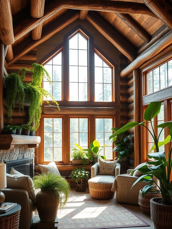 lush indoor plant decor