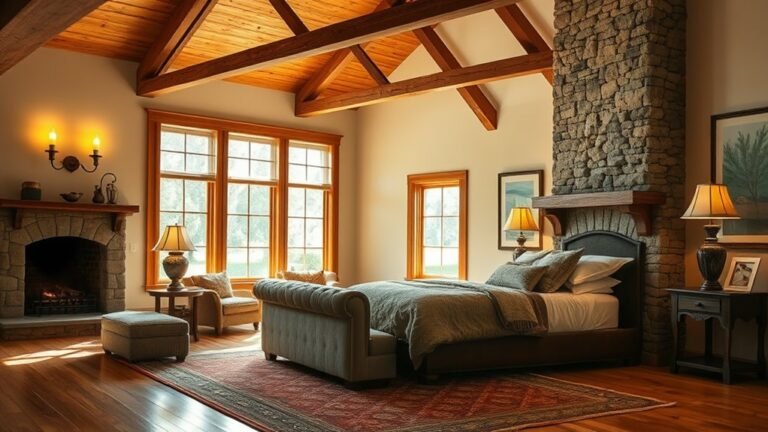 luxurious cabin master bedrooms