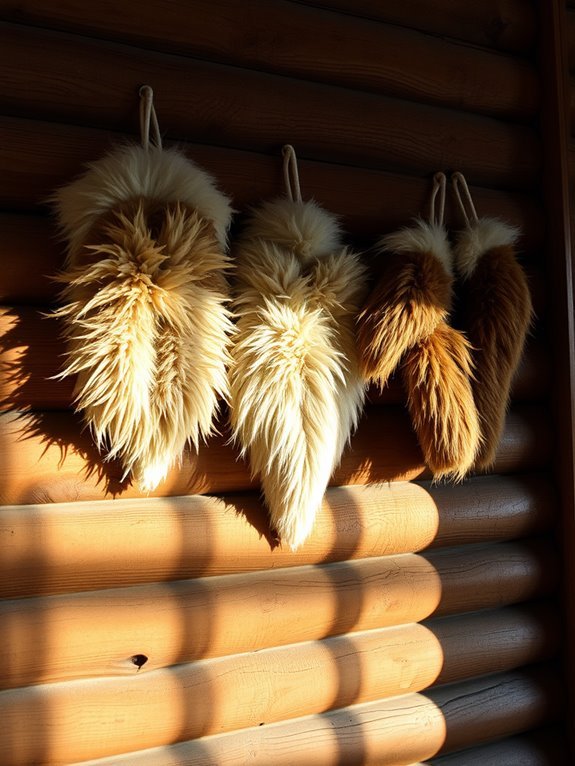 luxurious faux fur decor