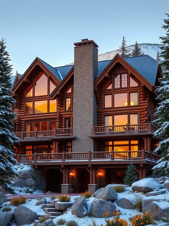 luxurious mountain accommodations await