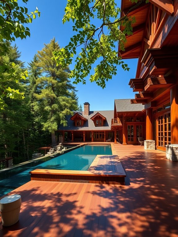 luxurious retreat with pool