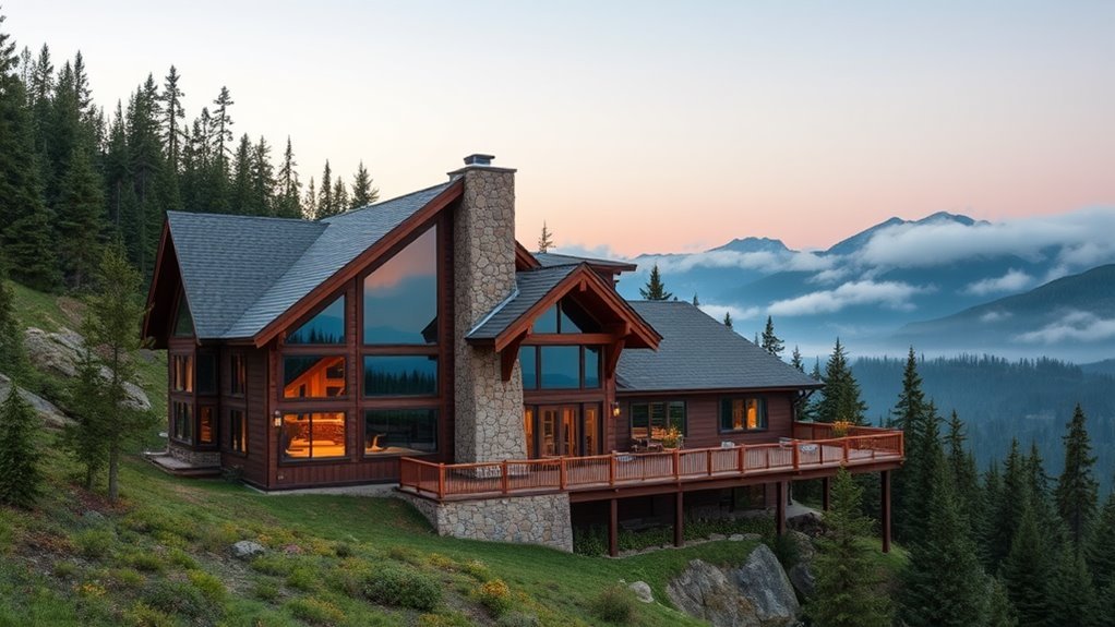 luxury mountain cabin designs