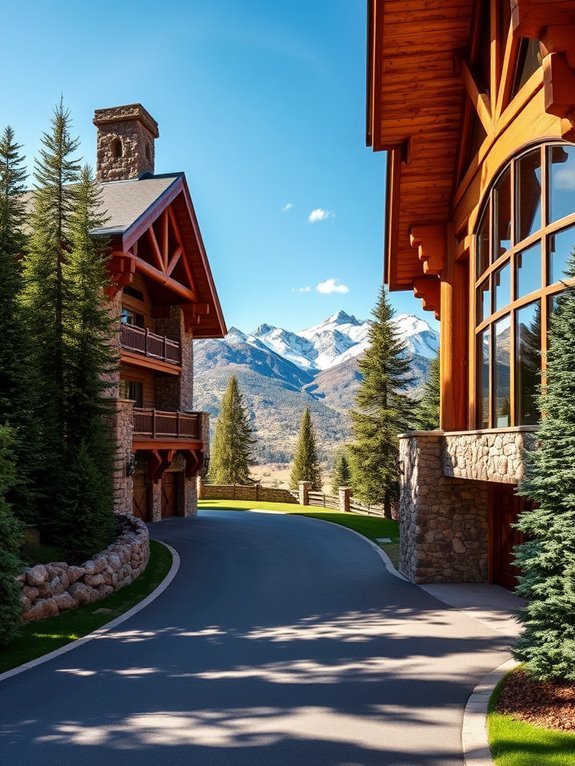 luxury mountain retreat estate