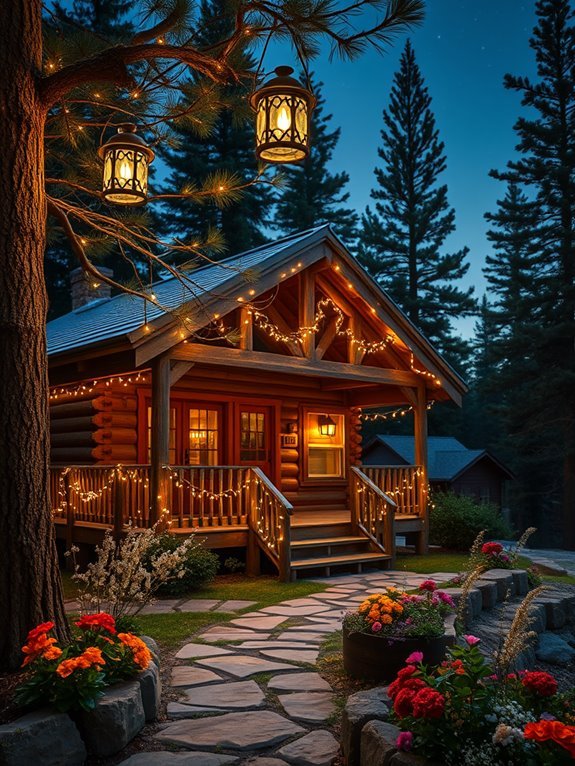 magical glowing decorative lights