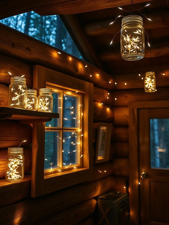 magical illuminated glass jars