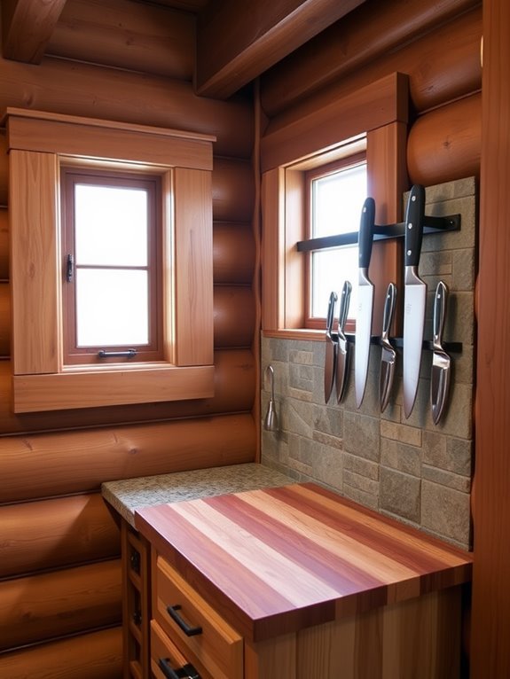 magnetic knife storage solution