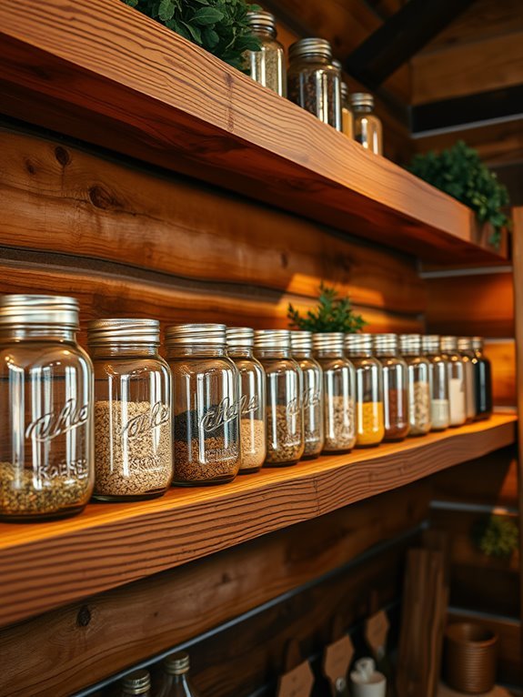 mason jar organization solutions