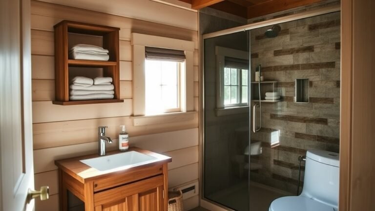 maximize small cabin bathrooms