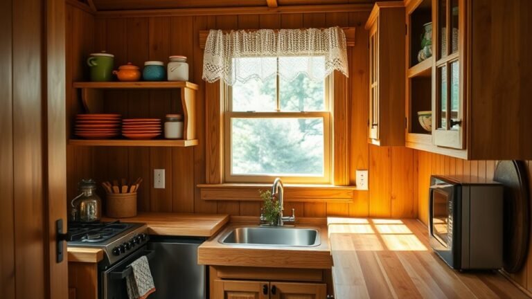 maximize small cabin kitchens