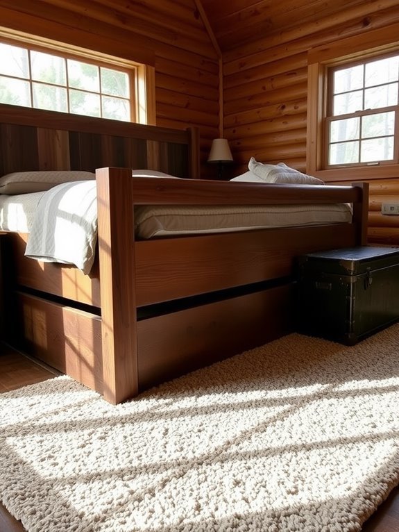 maximize space beneath bed