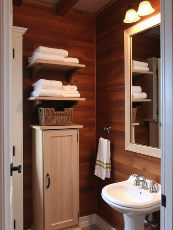 maximize space with vertical storage