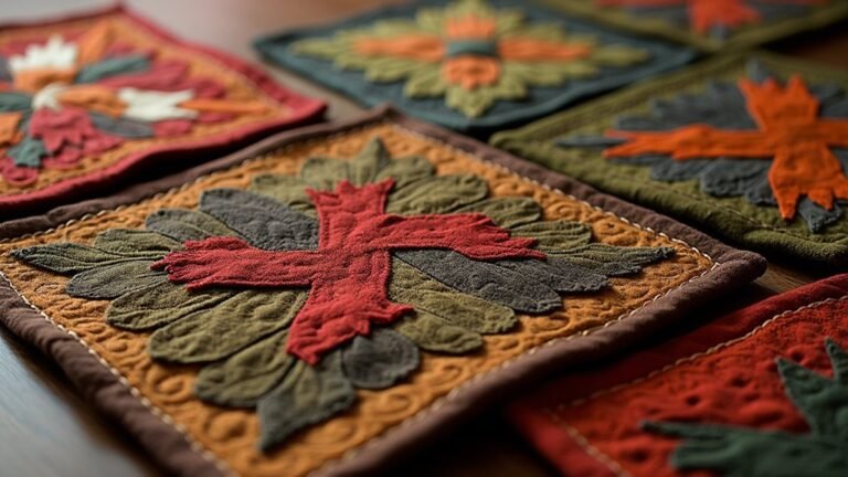 miniature log cabin quilts