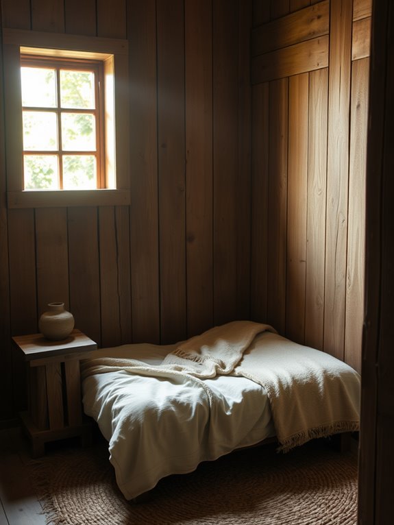 minimalist cozy sleeping spaces