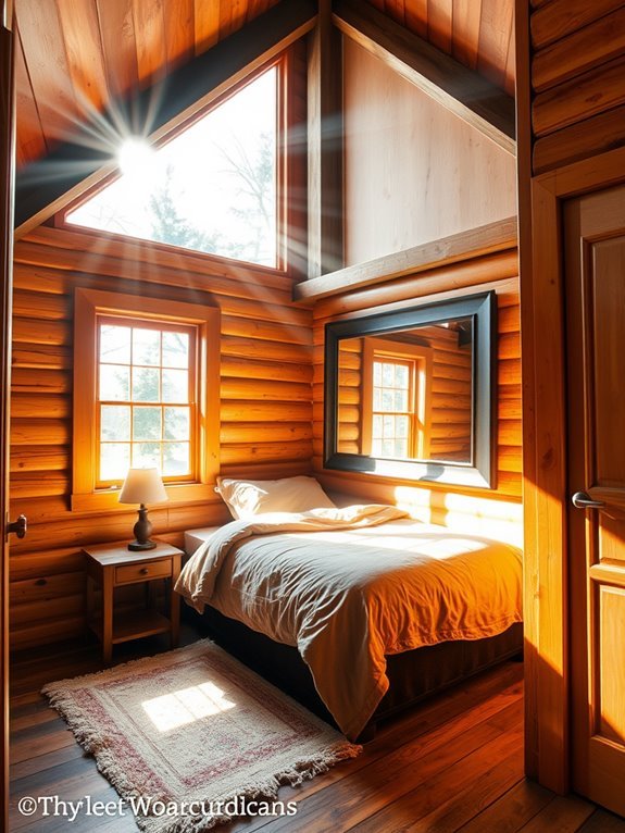 mirrors create visual expansiveness