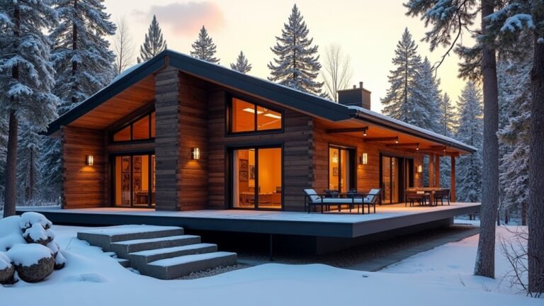 modern log cabin designs