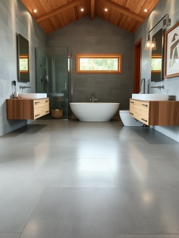 modern polished concrete surfaces
